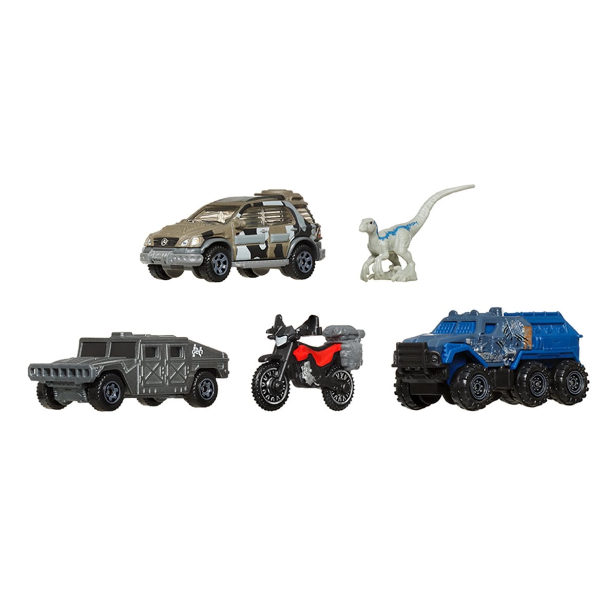 Matchbox Jurassic World 5-Pack 2025 Mix 1A Case of 12