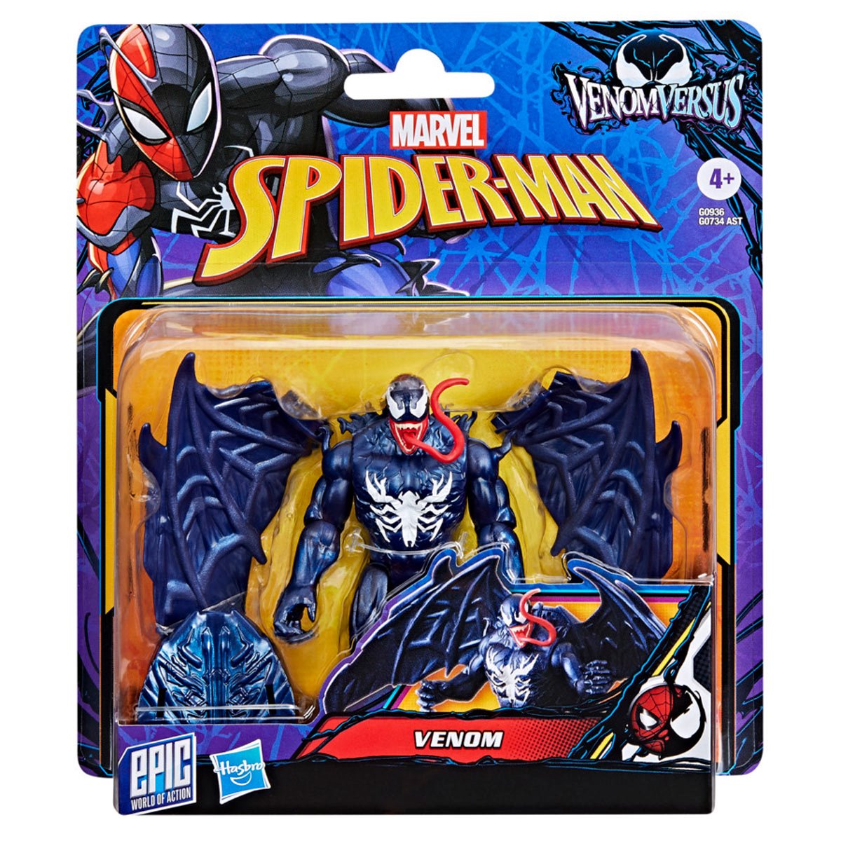 Spider-Man VenomVersus Epic World of Action 4-Inch Figures Wave 1  Case of 4