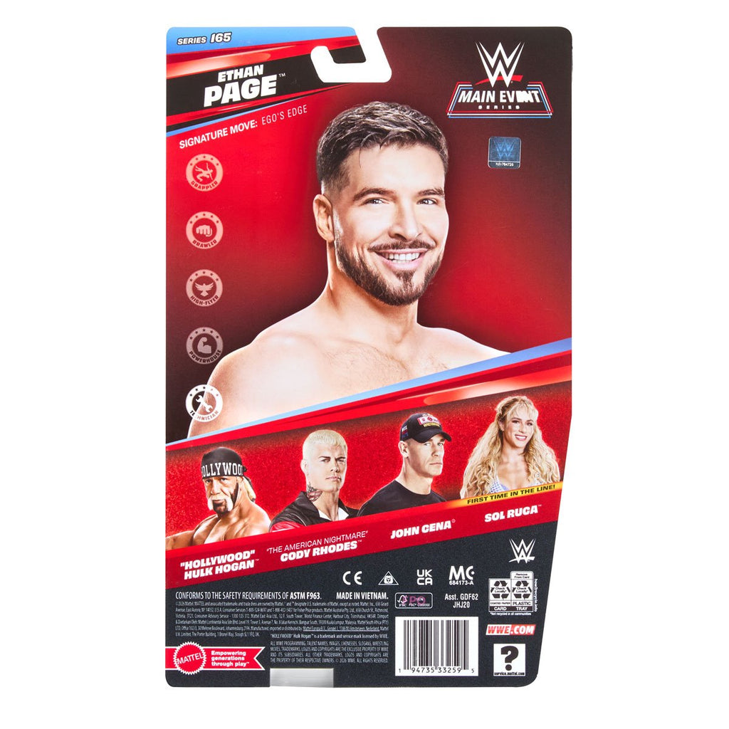 WWE Main Event Series Figure Series 165 Action Figure Case of 8
