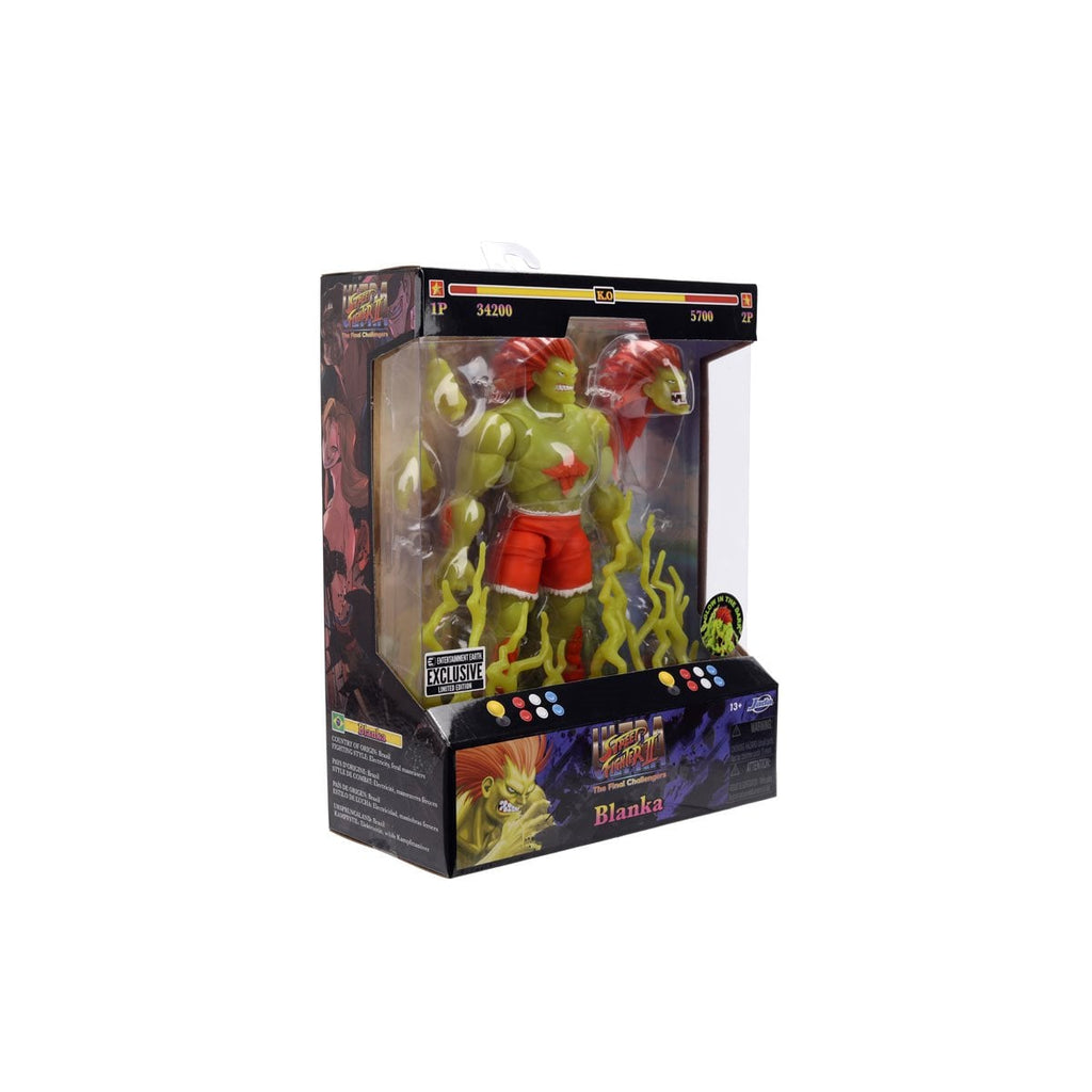 Ultra Street Fighter II Blanka Glow-in-the-Dark 6-Inch Scale Action Figure - Entertainment Earth Exclusive