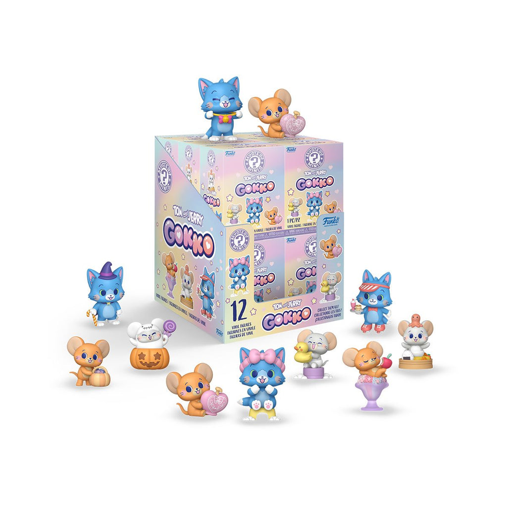 Tom and Jerry Gokko Mystery Minis Mini-Figure Display Case of 12