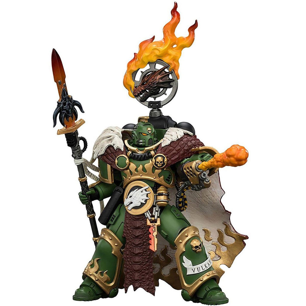 Joy Toy Warhammer 40,000 Salamanders Vulkan He'stan the Forgefather 1:18 Scale Figure