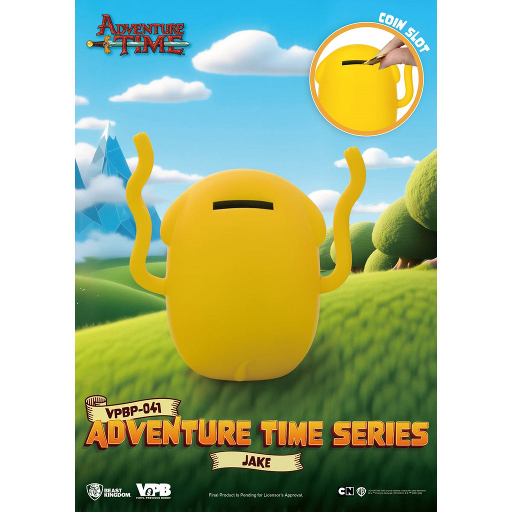 Adventure Time Jake VPBP-041 Palm Size Vinyl Functional Piggy Bank