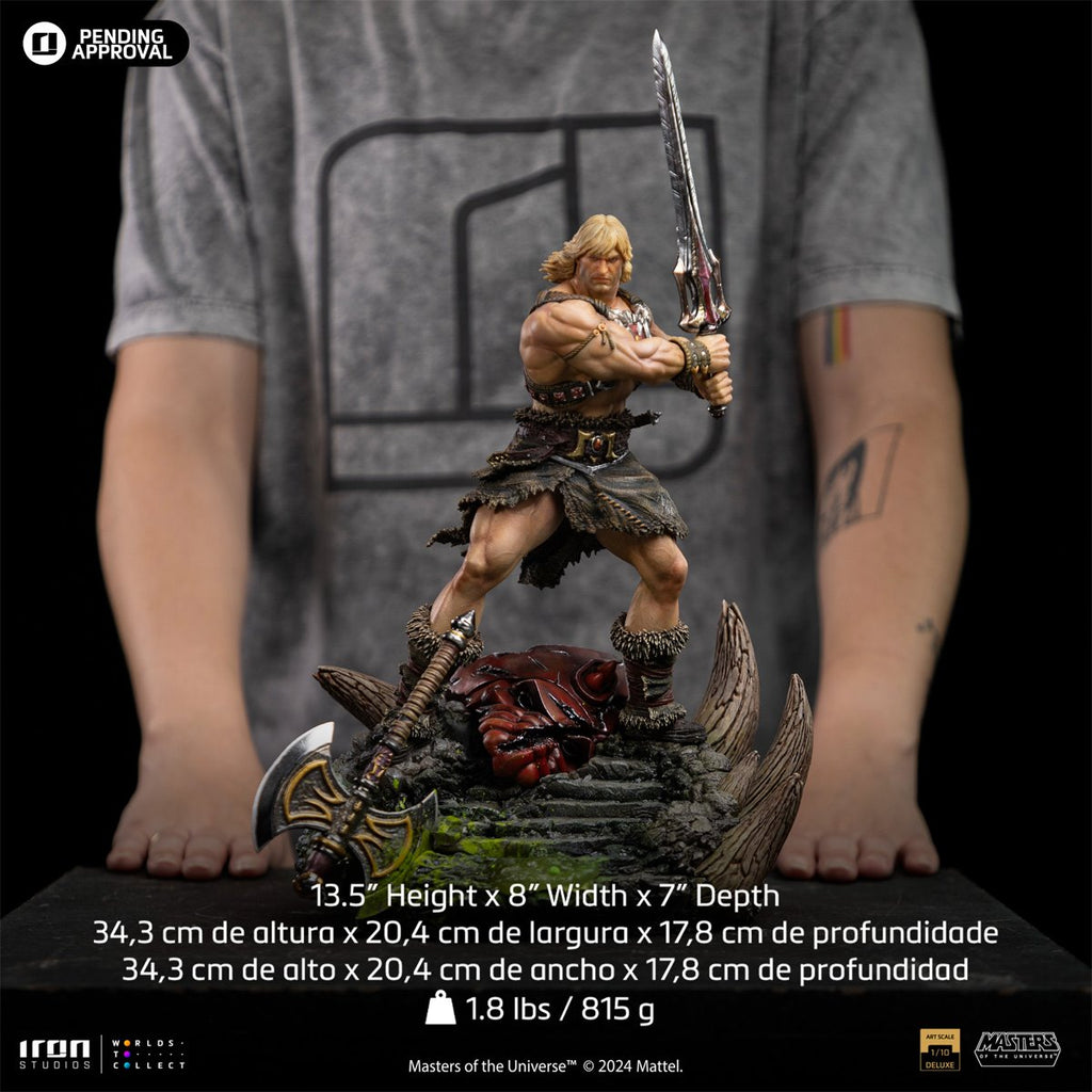 Masters of the Universe He-Man Unleashed 1:10 Deluxe Art Scale Limited Edition Statue