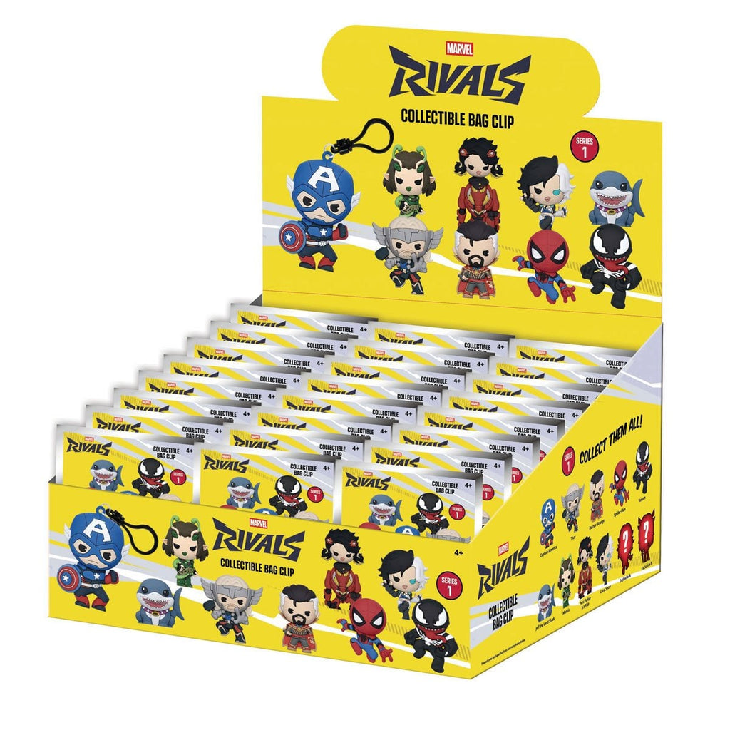 Marvel Rivals 3D Foam Bag Clip Random 6-Pack