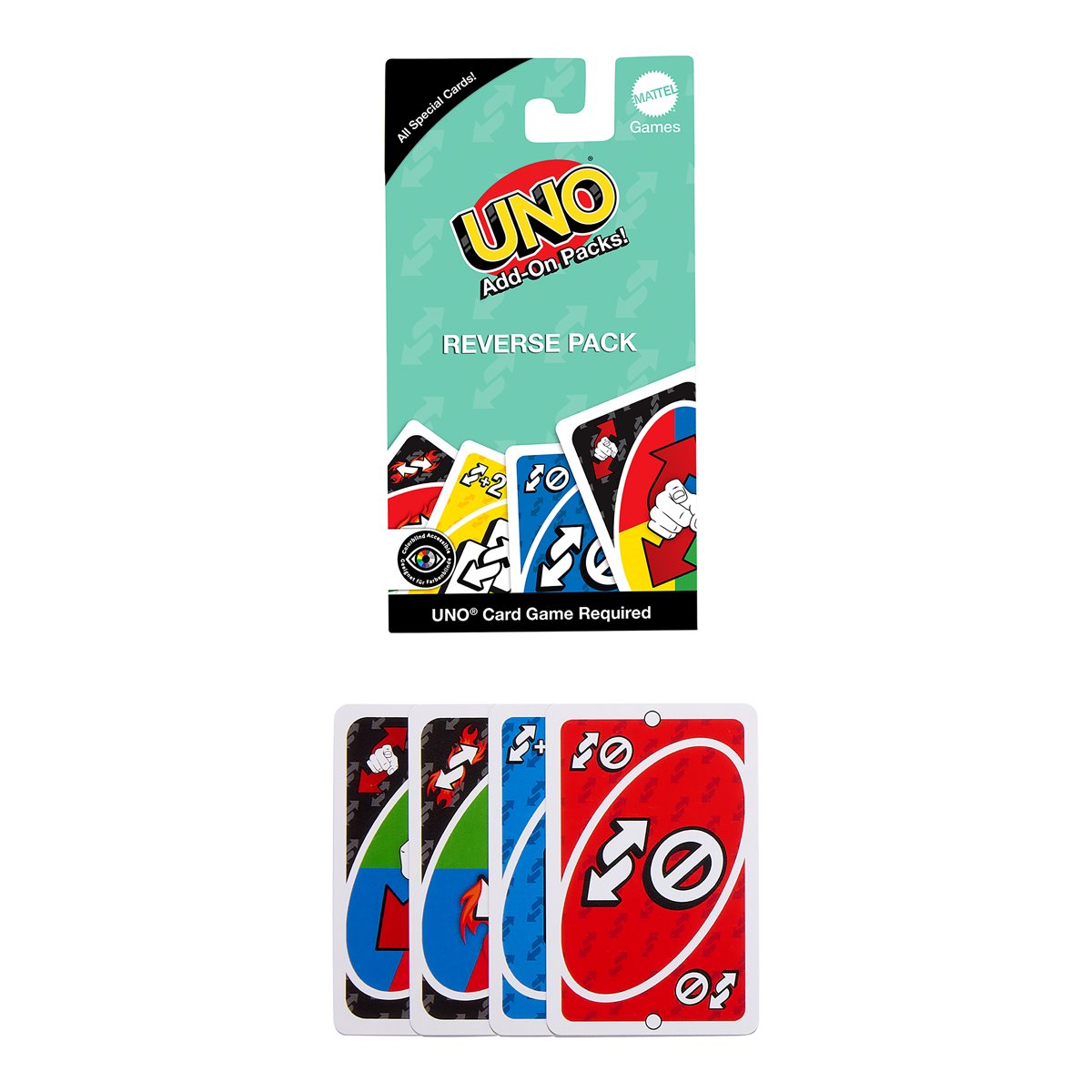 UNO Add-On Packs Reverse Pack Card Game