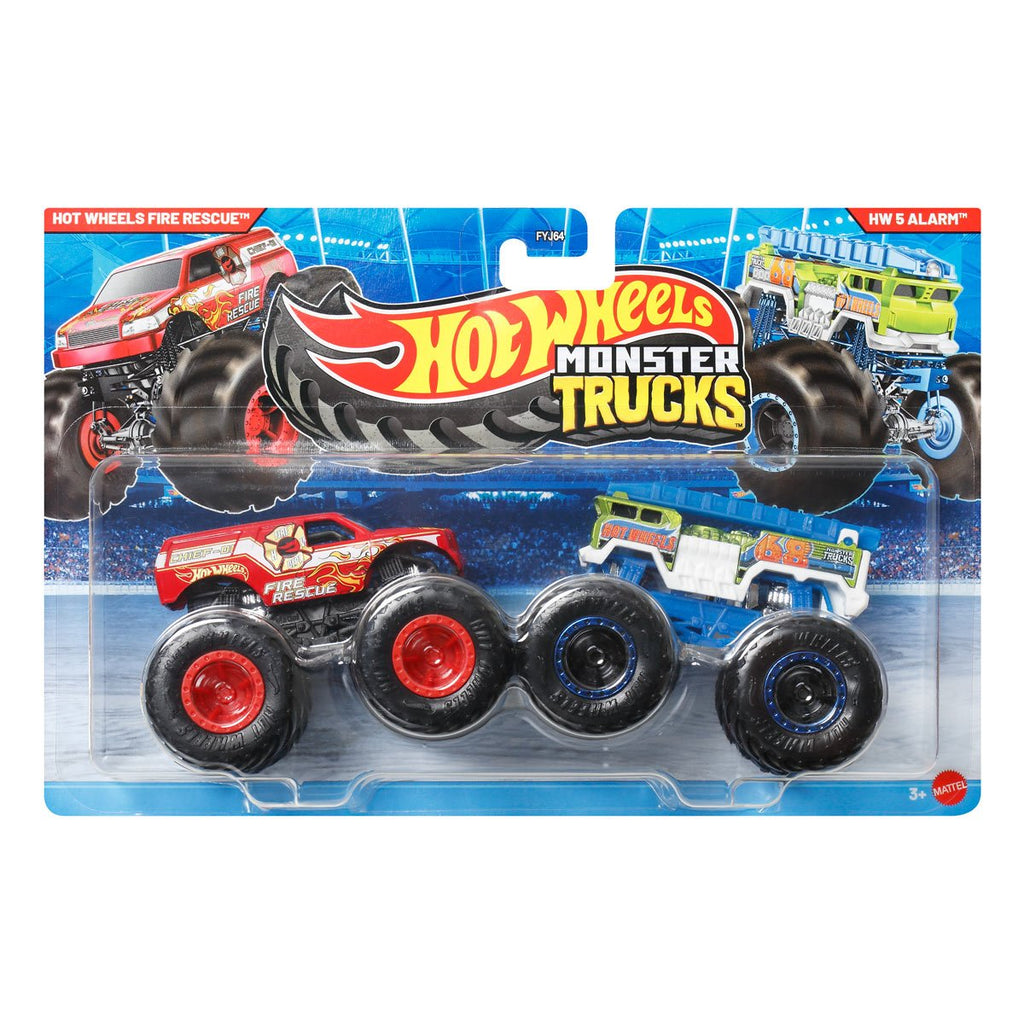 Hot Wheels Monster Trucks Demolition Doubles 1:64 Scale Vehicle 2-Pack 2026 Mix 3 Case of 8