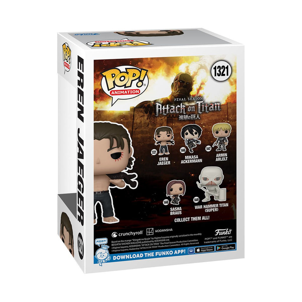 Attack on Titan Eren Jeager Funko Pop! Vinyl Figure #1321