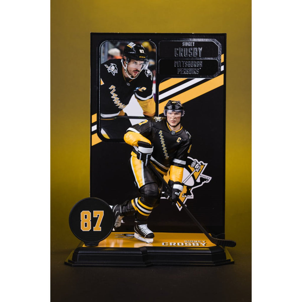 NHL SportsPicks Pittsburgh Penguins Sidney Crosby Alternate Jersey 7-Inch Posed Figure