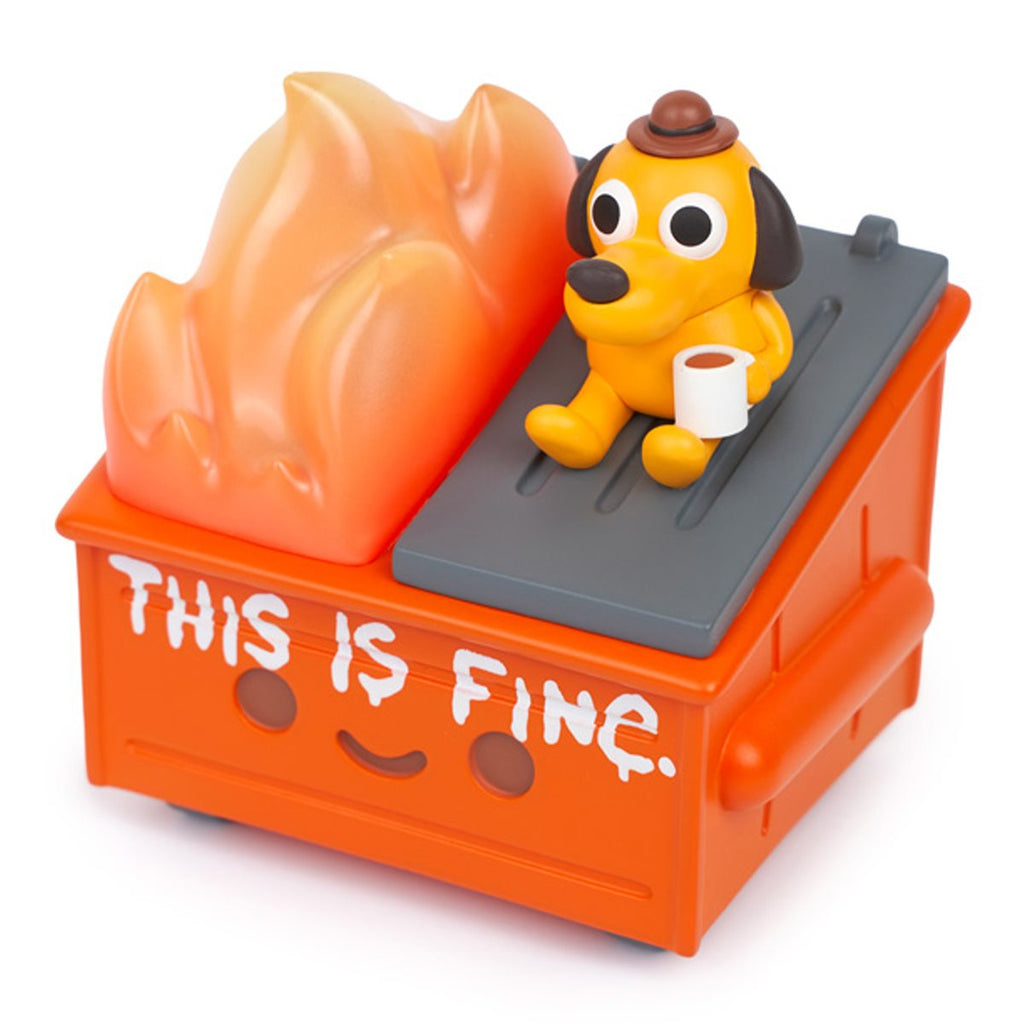 Lil Dumpster Fire This is Fine Vinyl Figure