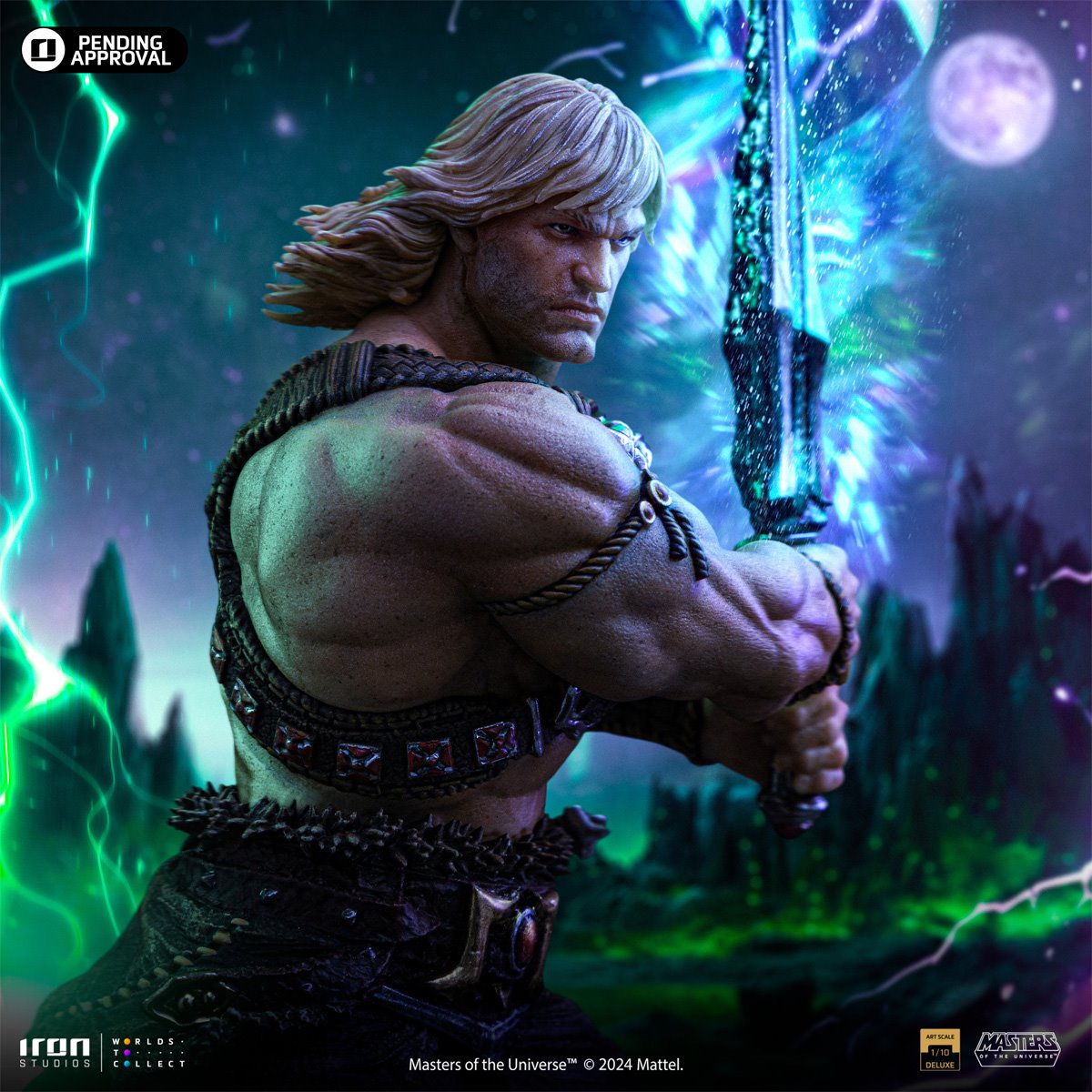 Masters of the Universe He-Man Unleashed 1:10 Deluxe Art Scale Limited Edition Statue