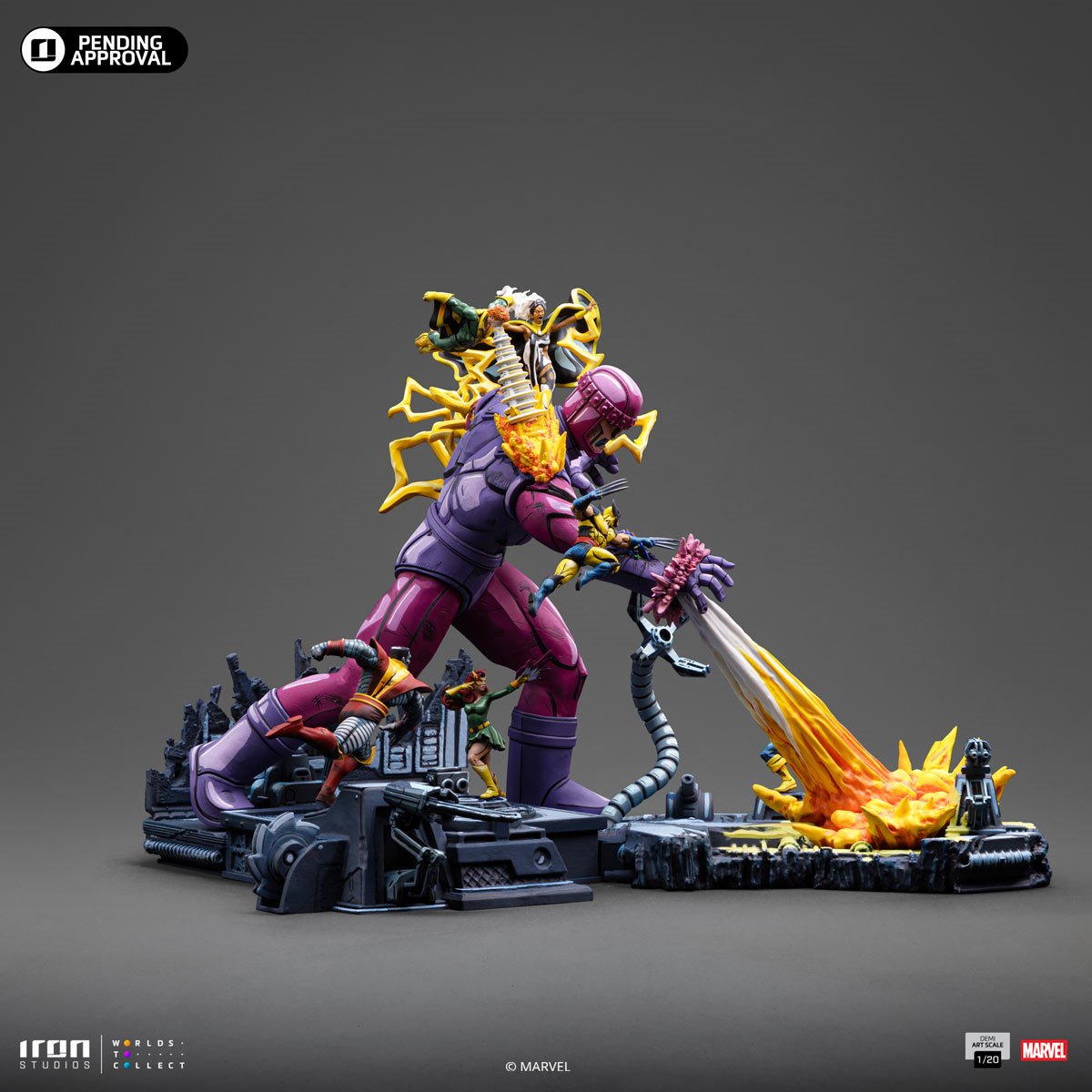 X-Men Danger Room Comic Color Variant 1:20 Demi Art Scale Limited Edition Diorama A Statue