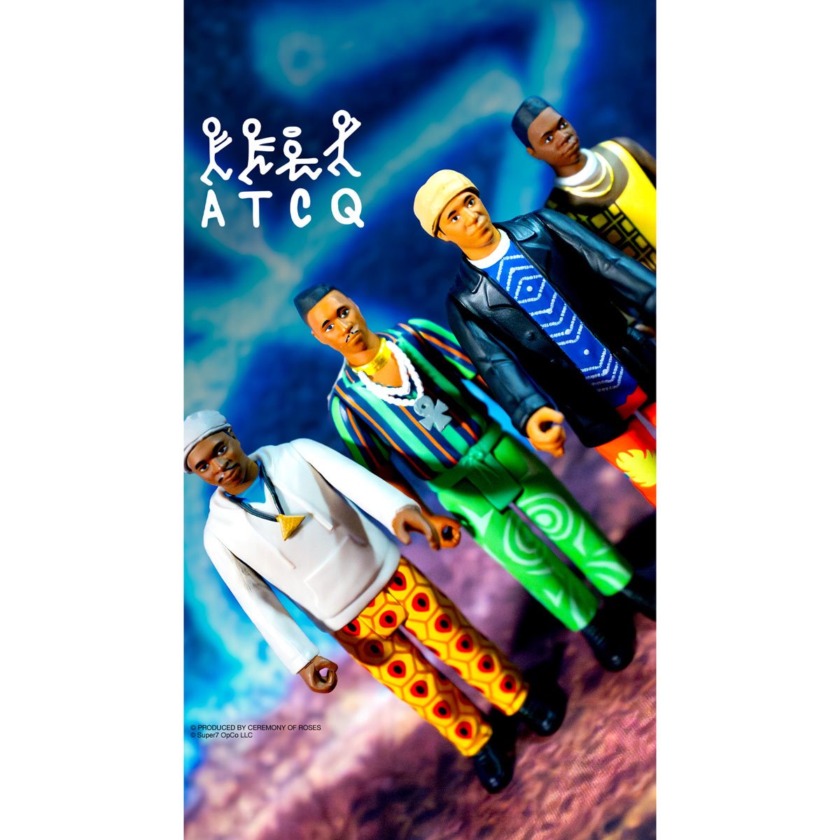 A Tribe Called Quest People's Instinctive Travels and the Paths of Rhythm 3 3/4-Inch ReAction Figures 4-Pack