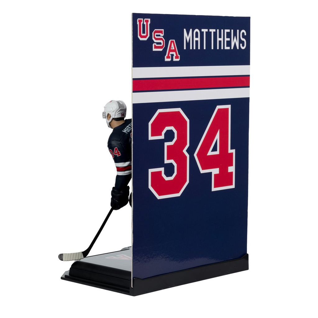 McFarlanes SportsPicks USA Hockey Auston Matthews Olympics 2026 7-Inch Scale Posed Figure