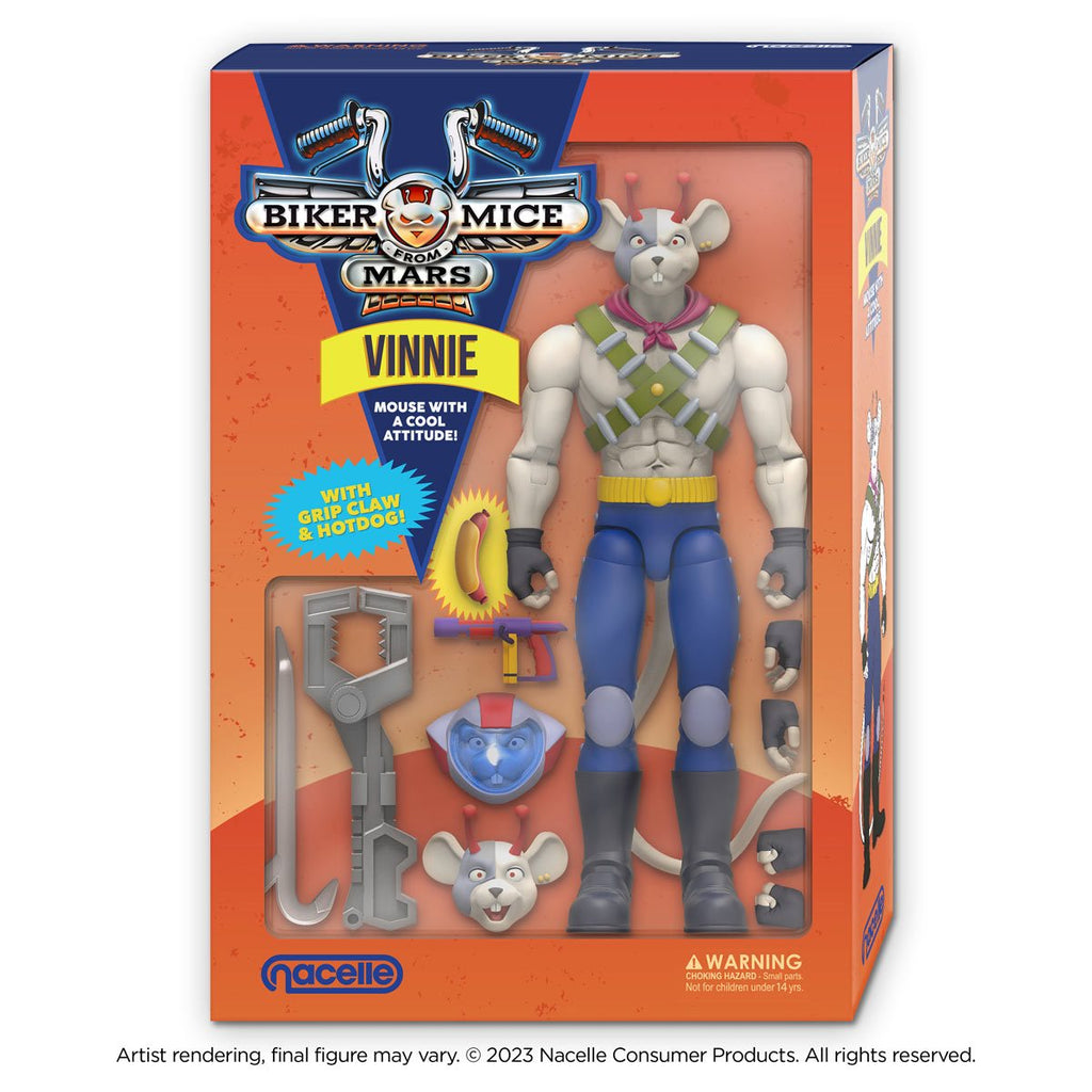 Biker Mice from Mars Vinnie 7-Inch Scale Action Figures