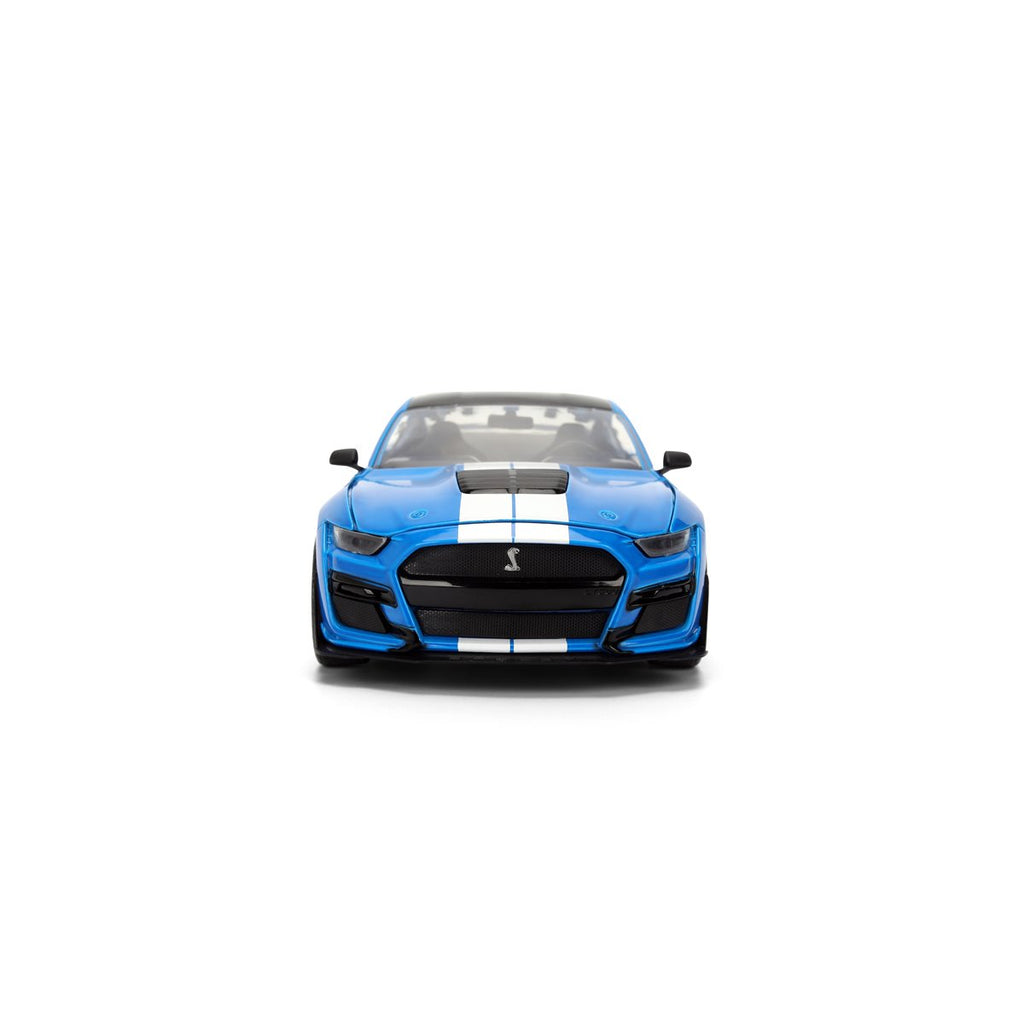 Bigtime Muscle 2020 Blue Ford Mustang Shelby GT500 1:24 Scale Die-Cast Metal Vehicle