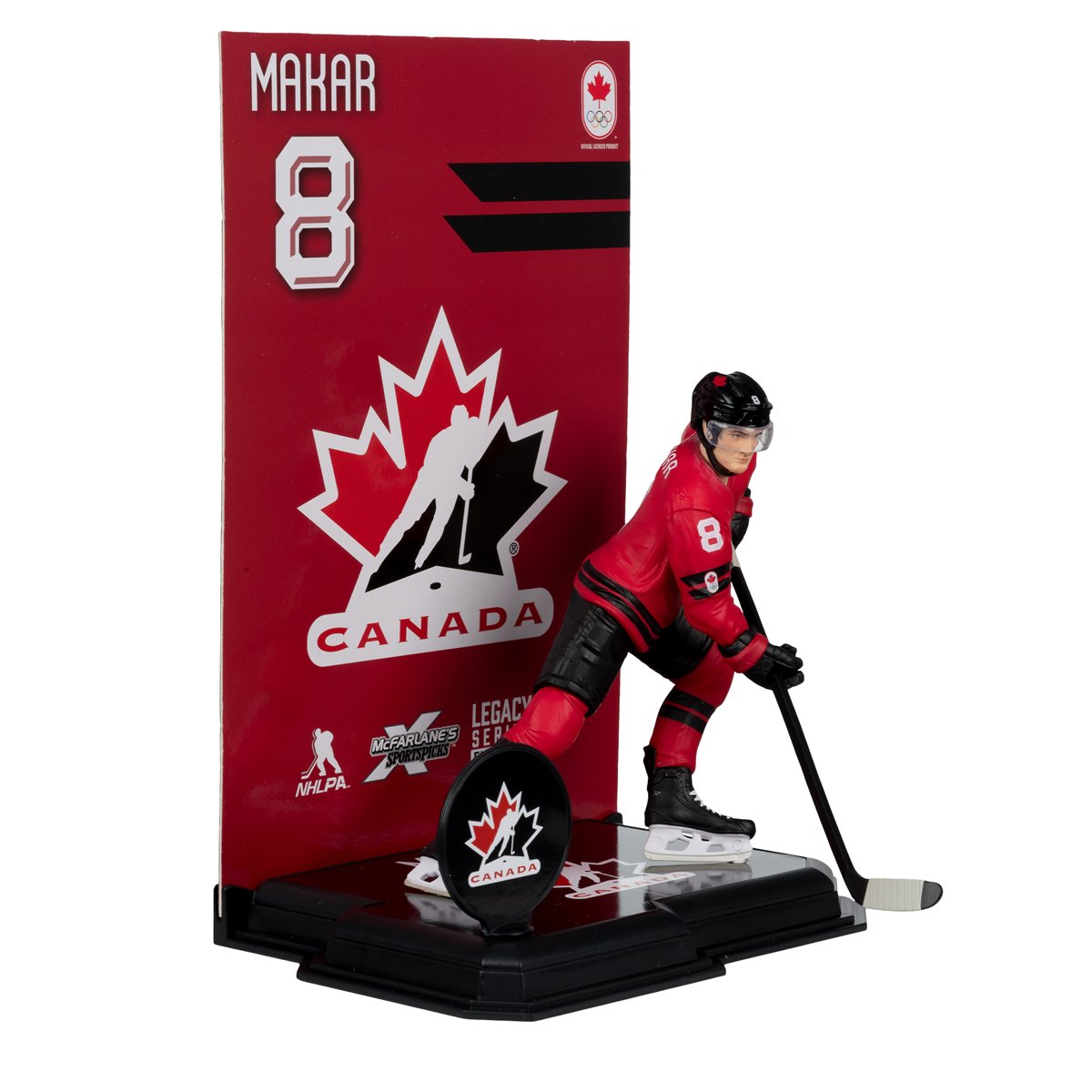 McFarlanes SportsPicks Hockey Canada Cale Makar Olympics 2026 7-Inch Scale Posed Figure