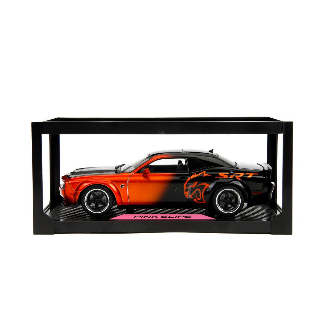 Pink Slips Wave 1 2015 Dodge Challenger SRT Hellcat Redeye Widebody 1:18 Scale Die-Cast Metal Vehicle