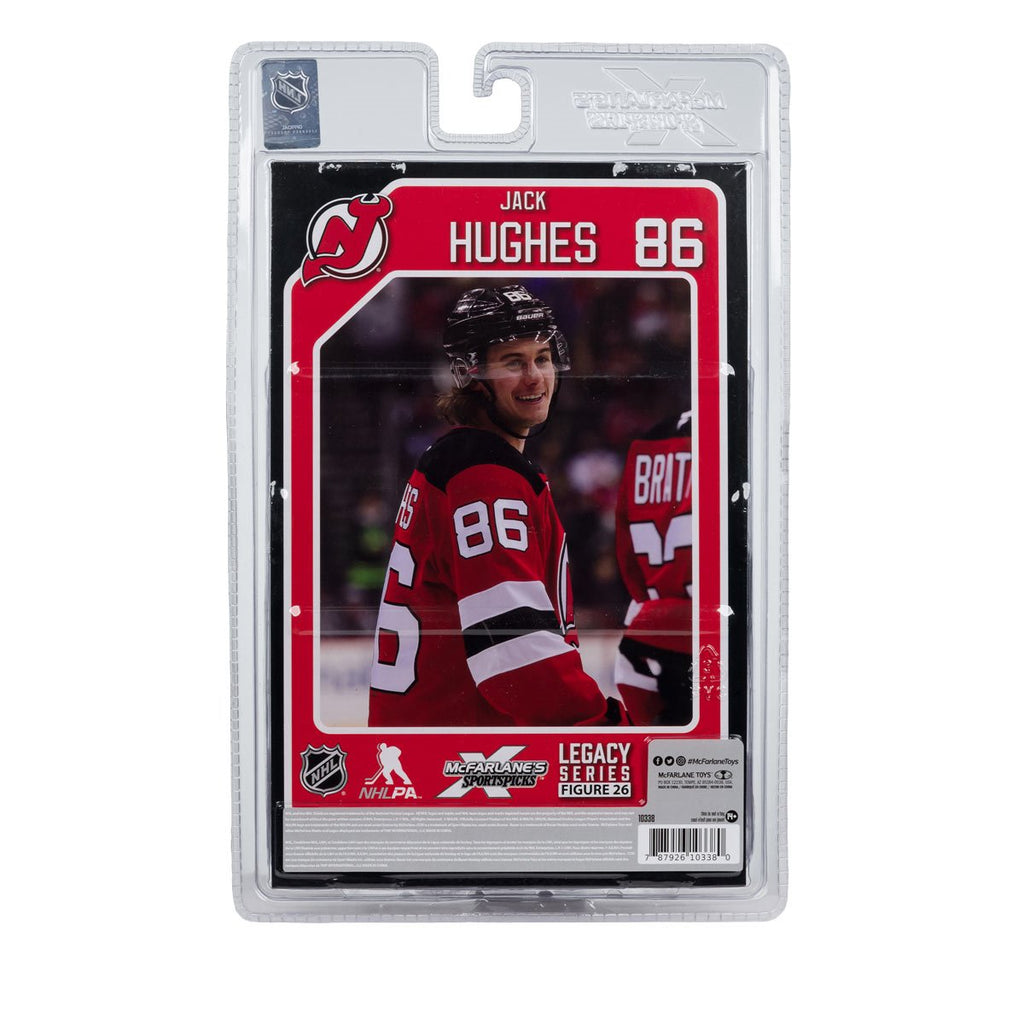 NHL SportsPicks New Jersey Devils Jack Hughes 7-Inch Posed Figure