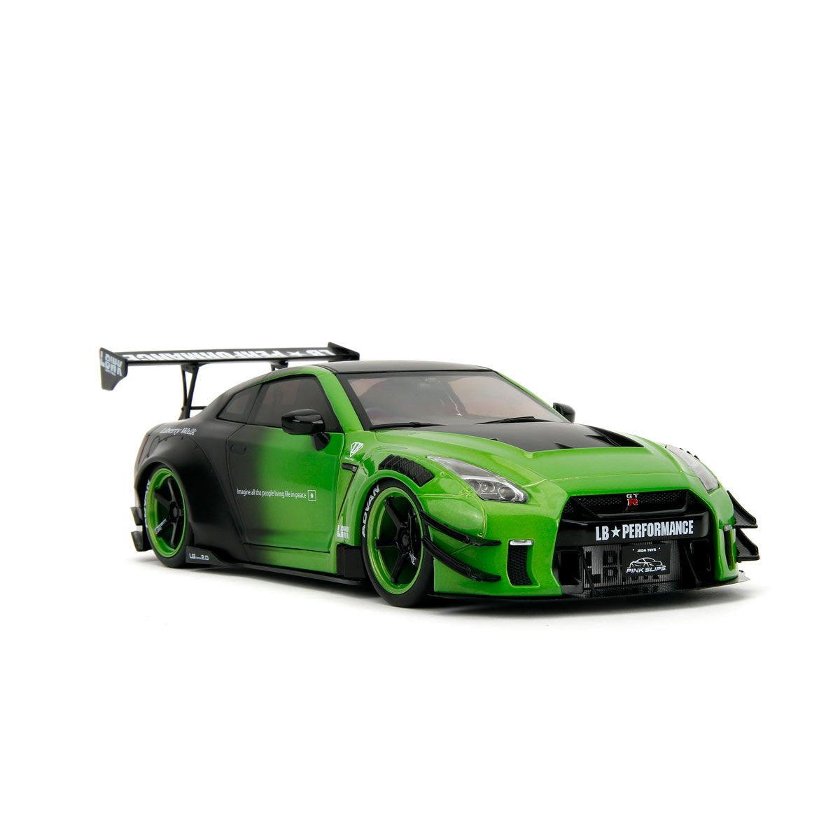 Pink Slips Wave 1 Nissan GT-R R35 with Liberty Walk Body Kit 1:18 Scale Die-Cast Metal Vehicle