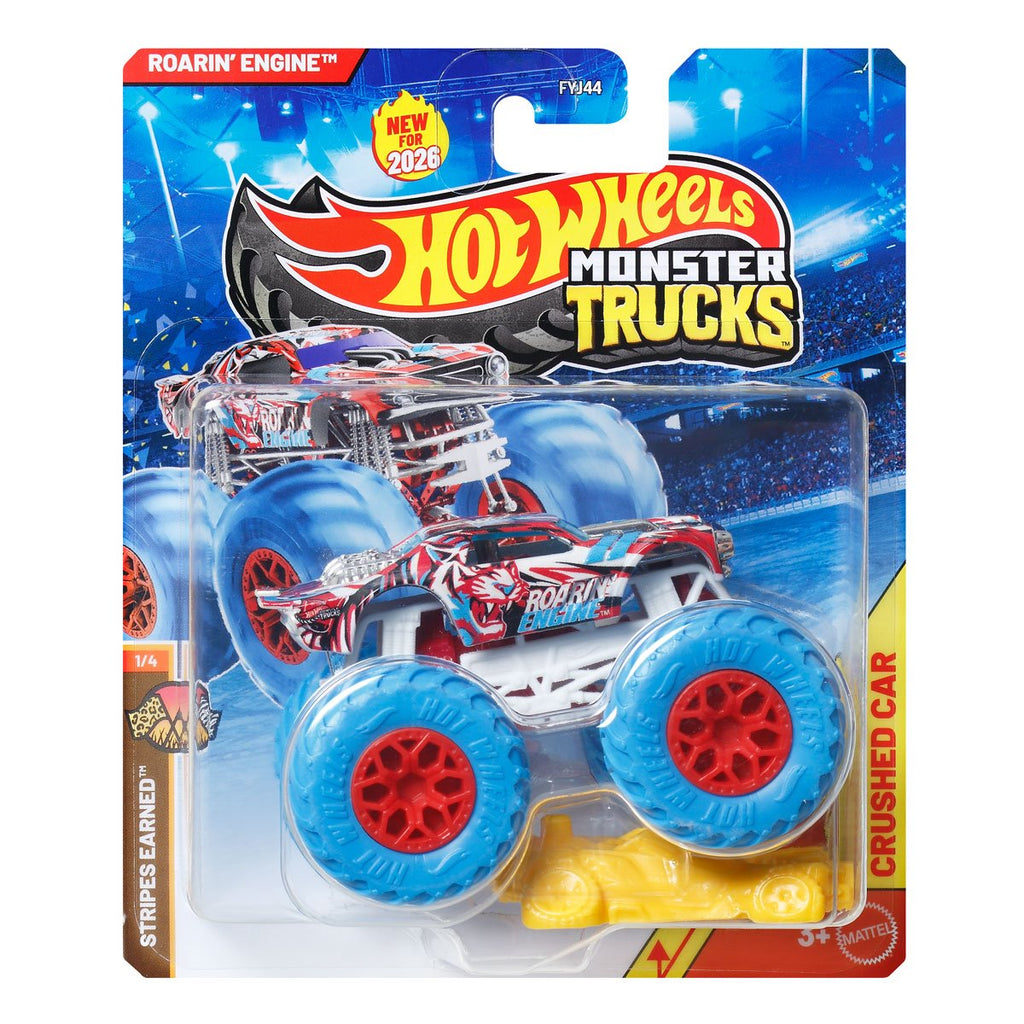 Hot Wheels Monster Trucks 1:64 Scale Vehicle 2026 Mix 6 Case of 8