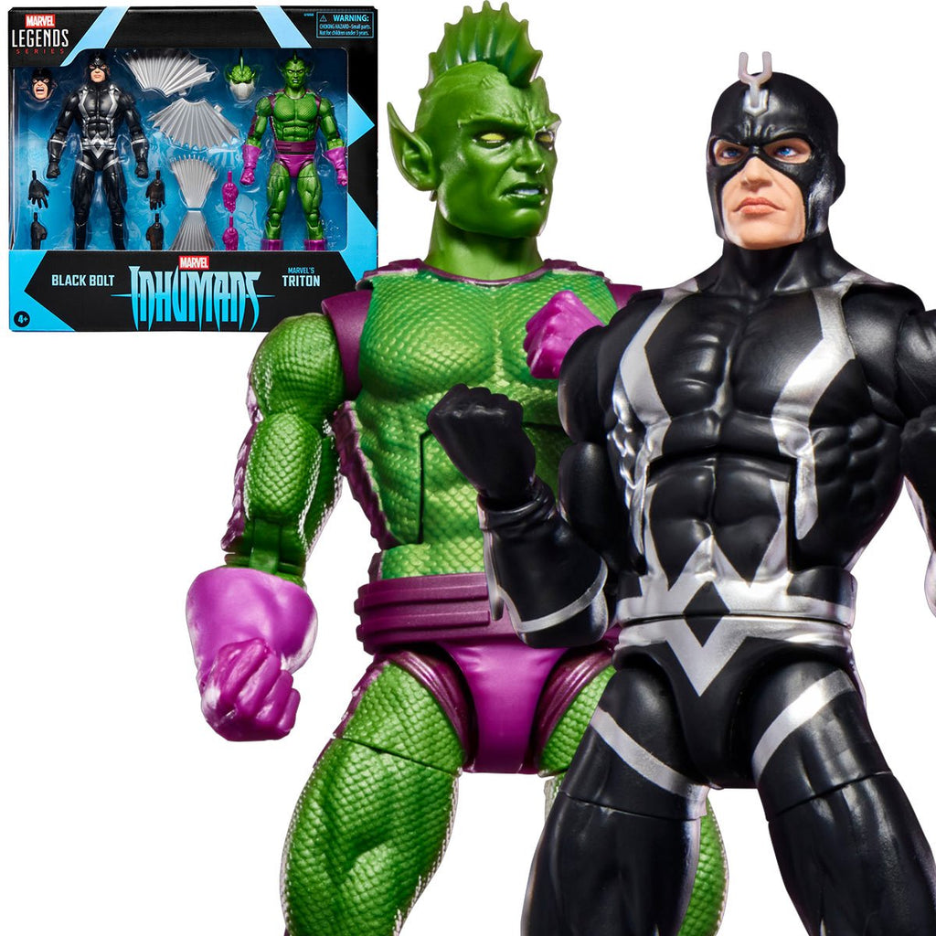 Inhumans Marvel Legends Black Bolt & Marvel’s Triton 6-Inch Action Figures 2-Pack