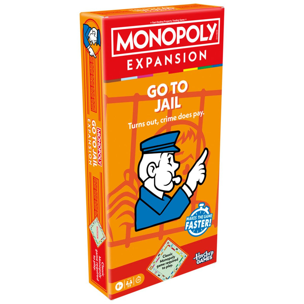 Monopoly Go to Jail EXPANSION (Game Sold Separately)