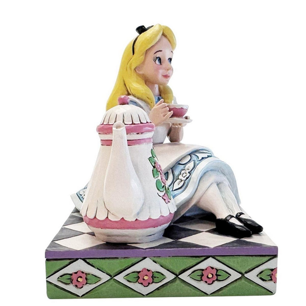 Disney Traditions Alice in Wonderland Alice with Teapot Statue