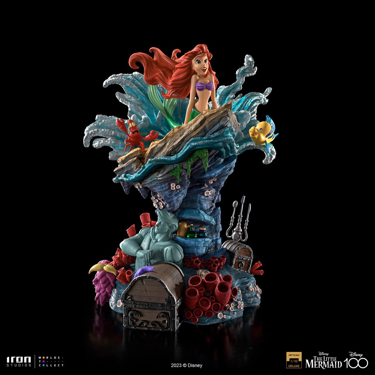 Disney 100 The Little Mermaid Deluxe Art Scale Limited Edition 1:10 Statue