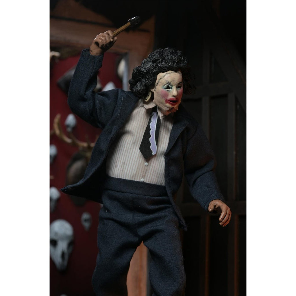 The Texas Chainsaw Massacre Leatherface with Pretty Woman Mask 8-Inch Clothed Action Figure
