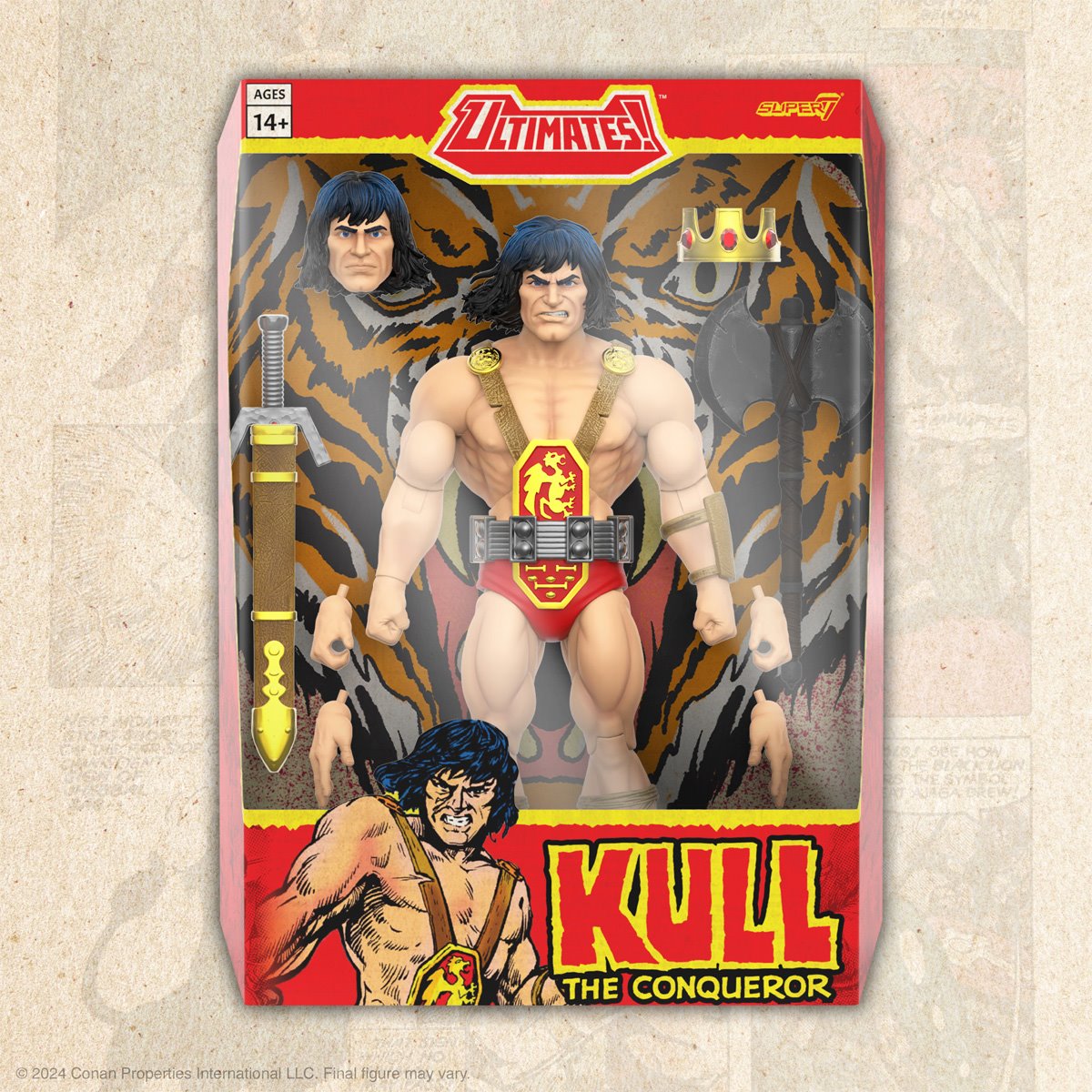 Conan the Barbarian Ultimates Kull the Conqueror Comic 7-Inch Action Figure