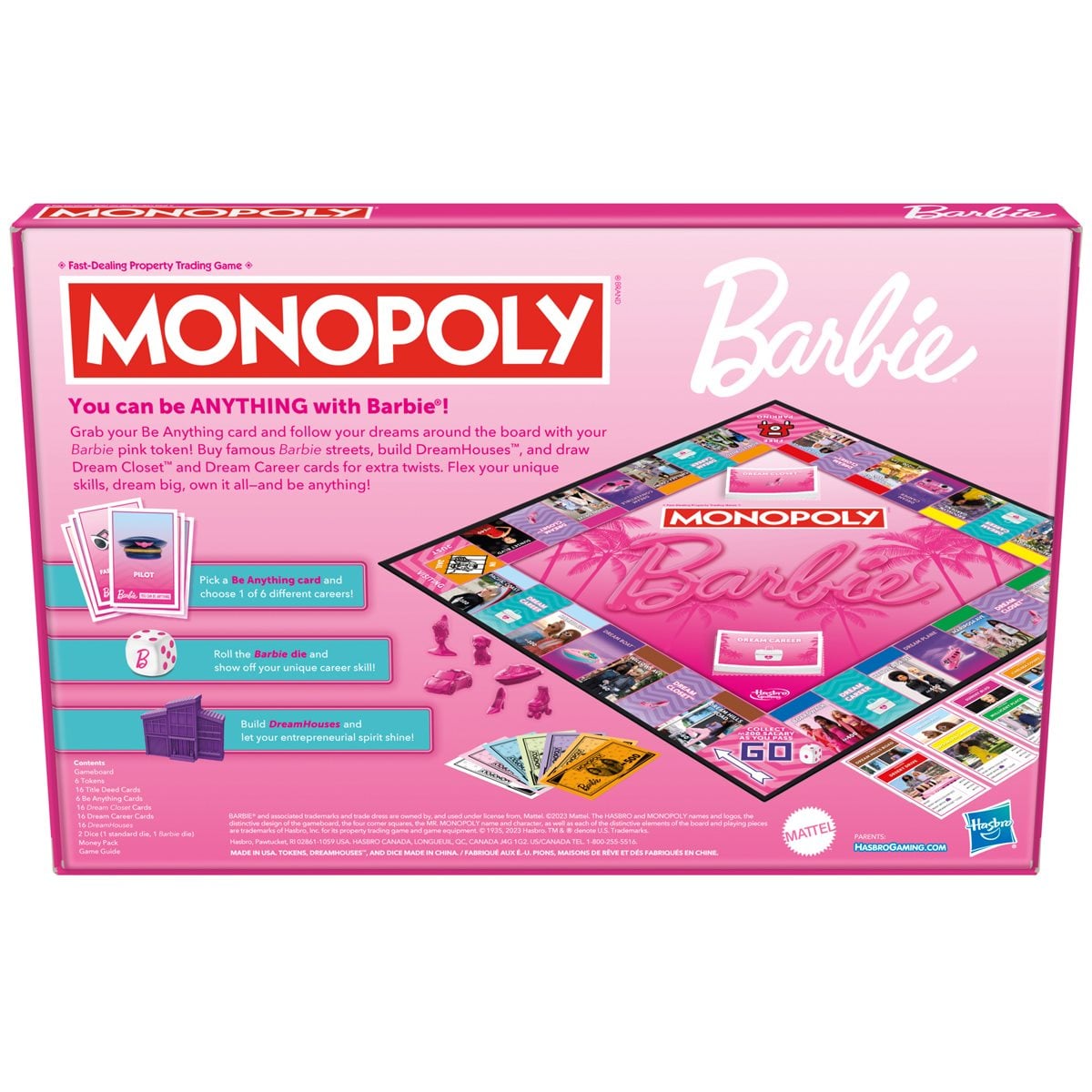 Barbie Edition Monopoly Game