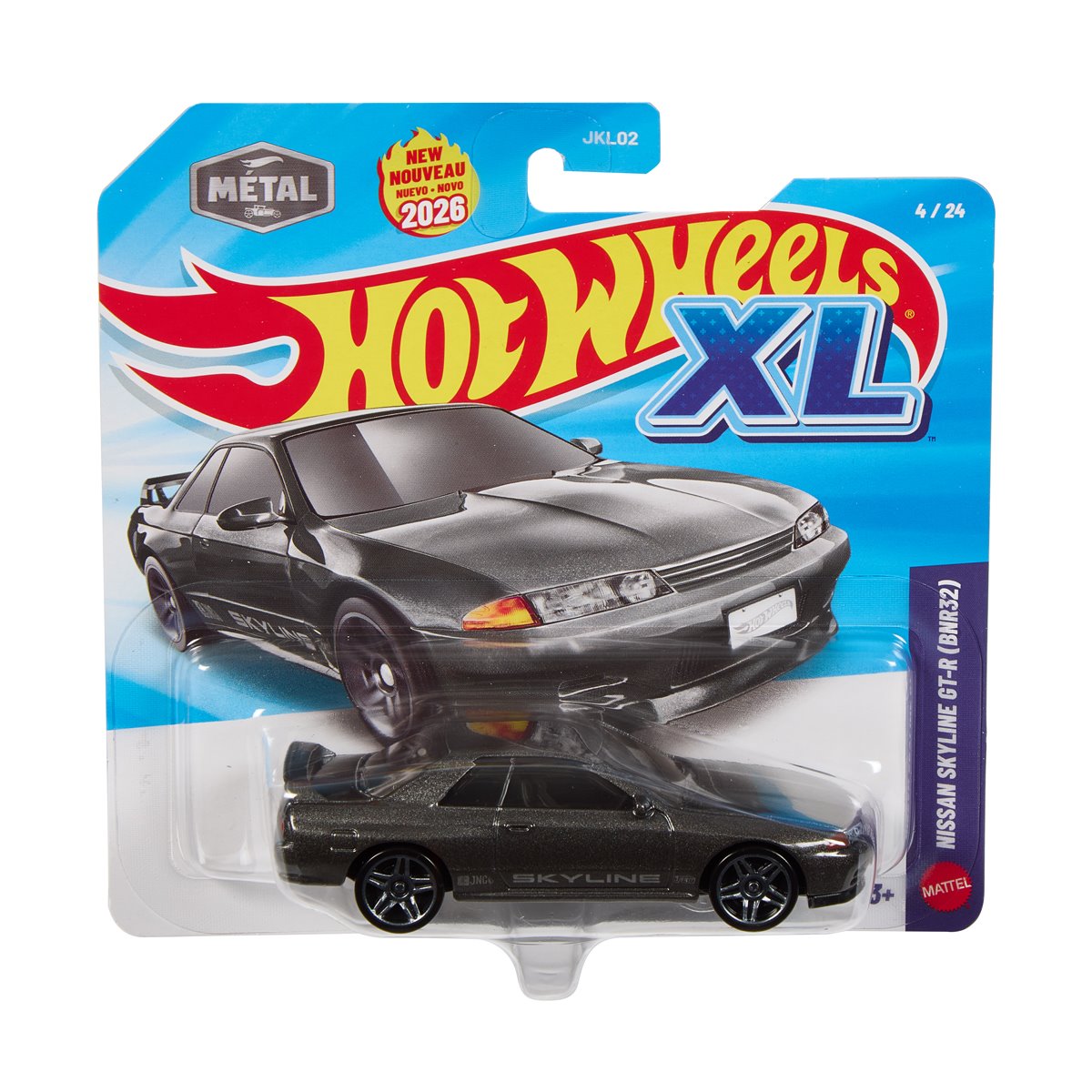 Hot Wheels XL Vehicles 1:43 Scale 2026 Mix 1 Case of 6