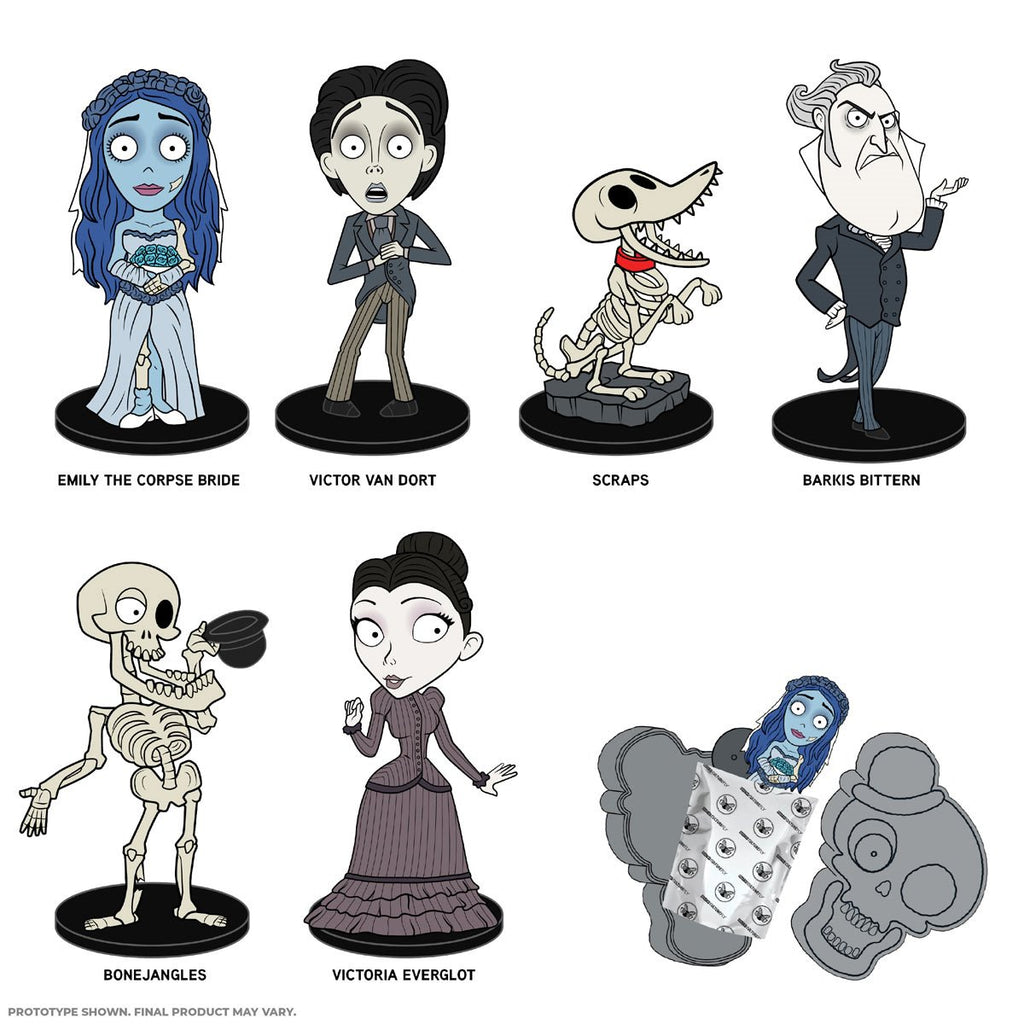 Corpse Bride 3-Inch Mystery Vinyl Figure Case of 12