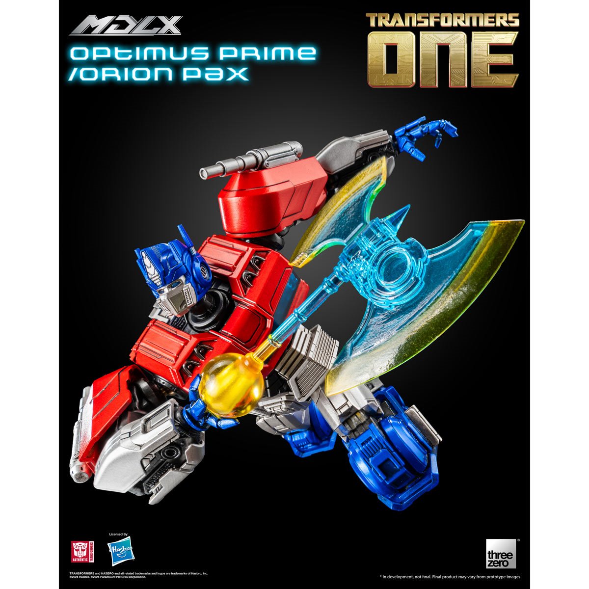 Transformers One Optimus Prime/Orion Pax MDLX Action Figure