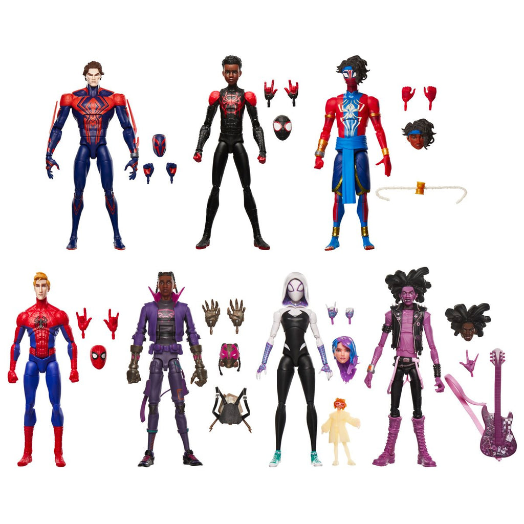 Spider-Man Across The Spider-Verse Marvel Legends 6-Inch Action Figures Wave 2 Case of 8