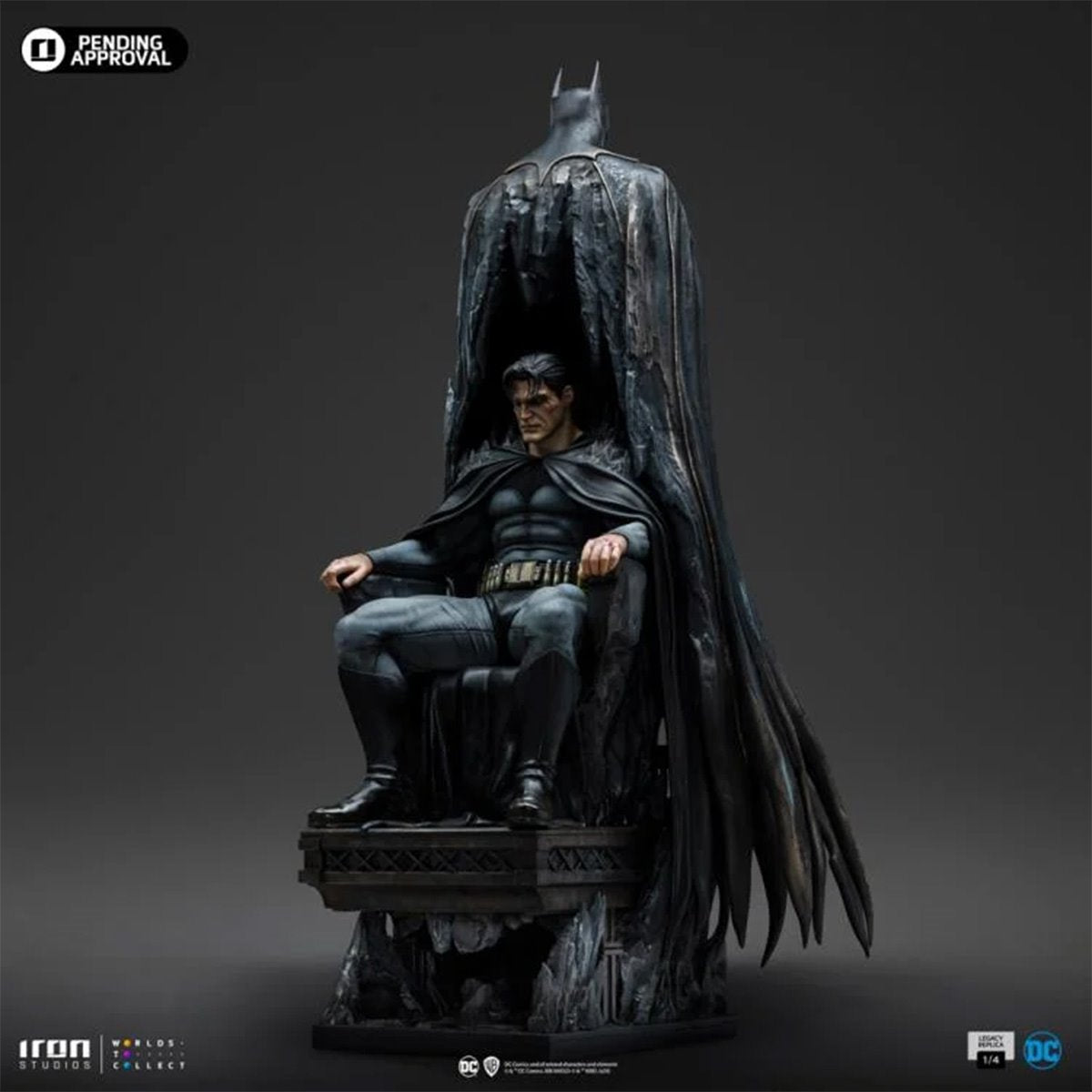 Batman and Bruce Wayne DC Comics Legacy Replica 1:4 Scale Limited Edition Statue