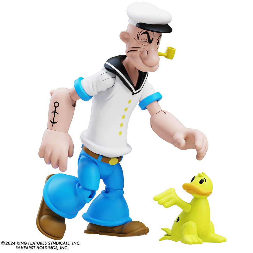 Popeye Classics Wave 3 Popeye 1st Appearance White Shirt Action Figure