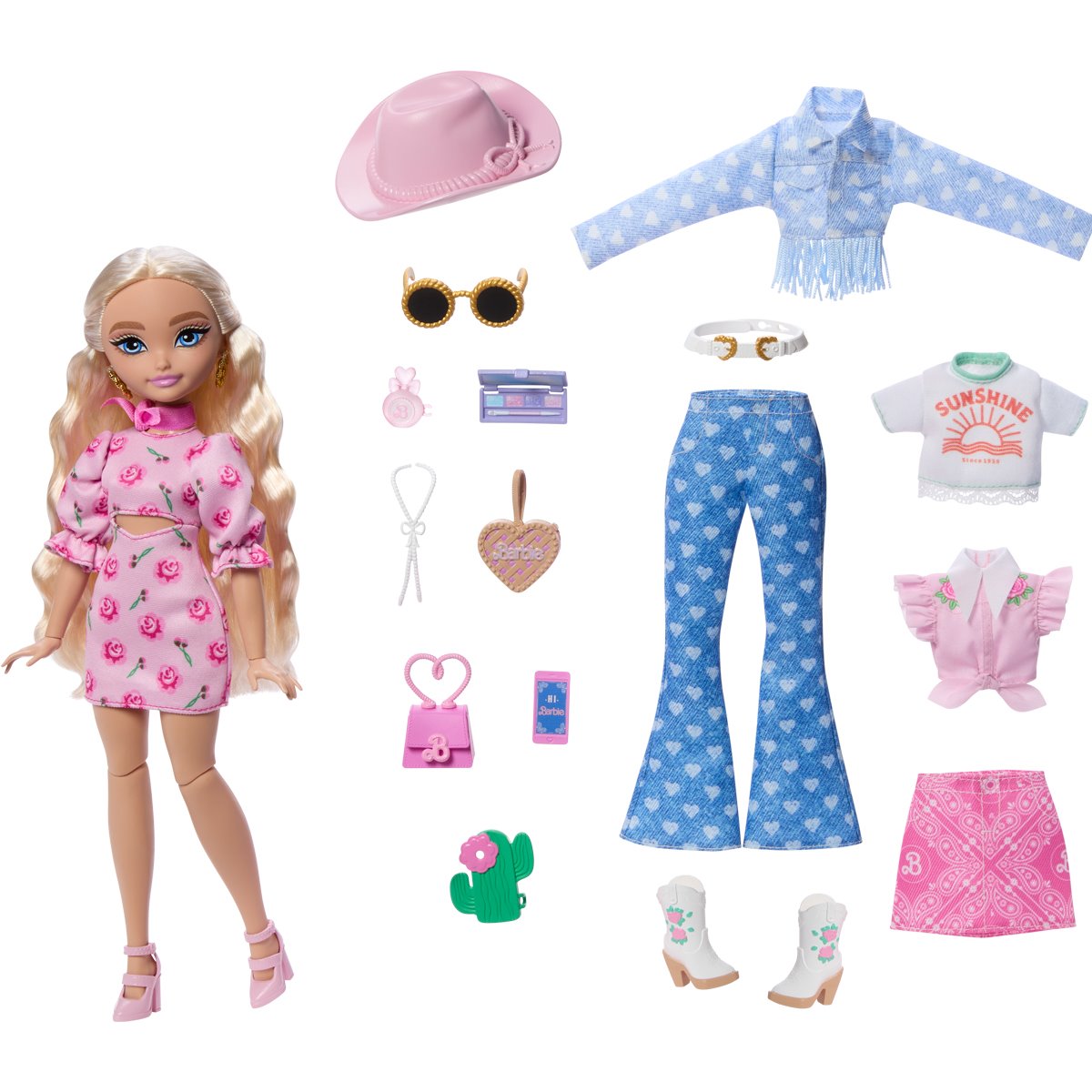 Barbie Dream Besties Festival Looks Barbie Malibu Doll