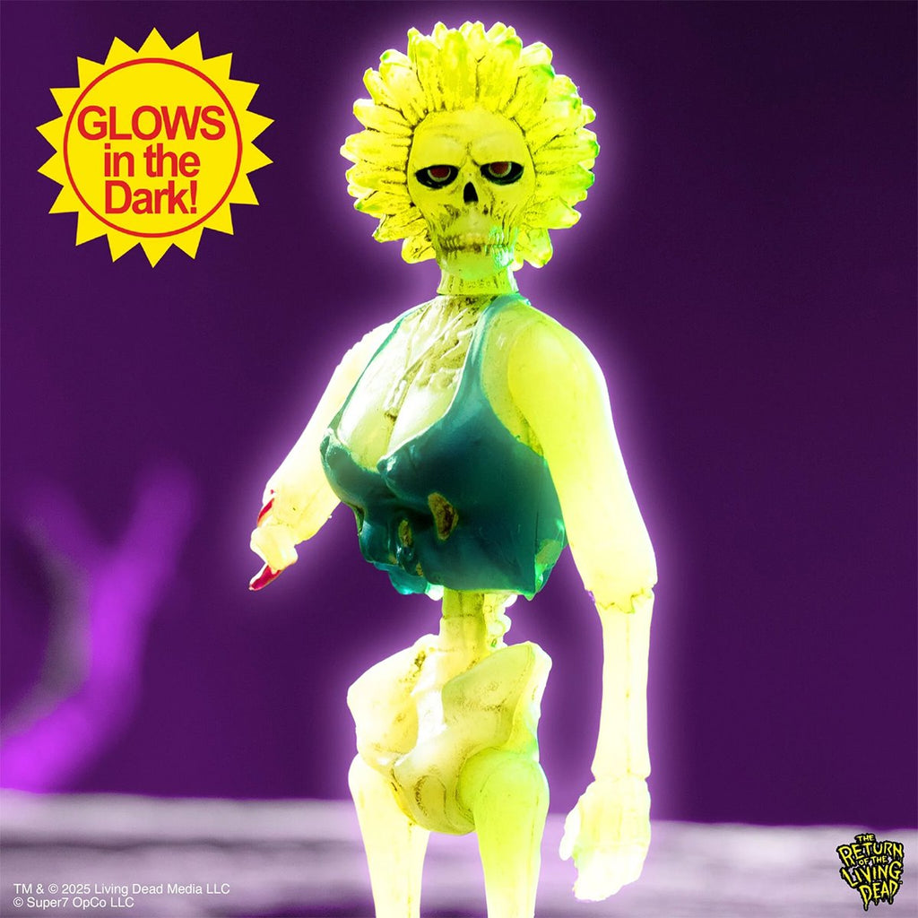 Return of the Living Dead Zombie Trash (Monster Glow in the Dark) 3 3/4-Inch ReAction Figure