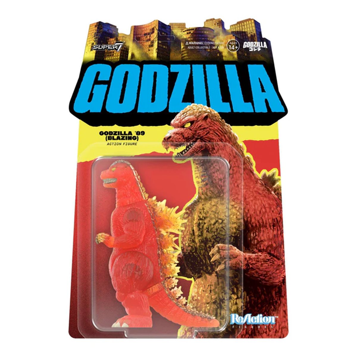 Godzilla 1989 (Blazing) 3 3/4-Inch ReAction Figure