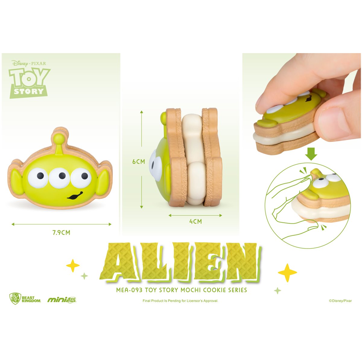 Toy Story Mochi Cookie Series MEA-093 Blind Box Mini-Figure Case of 6
