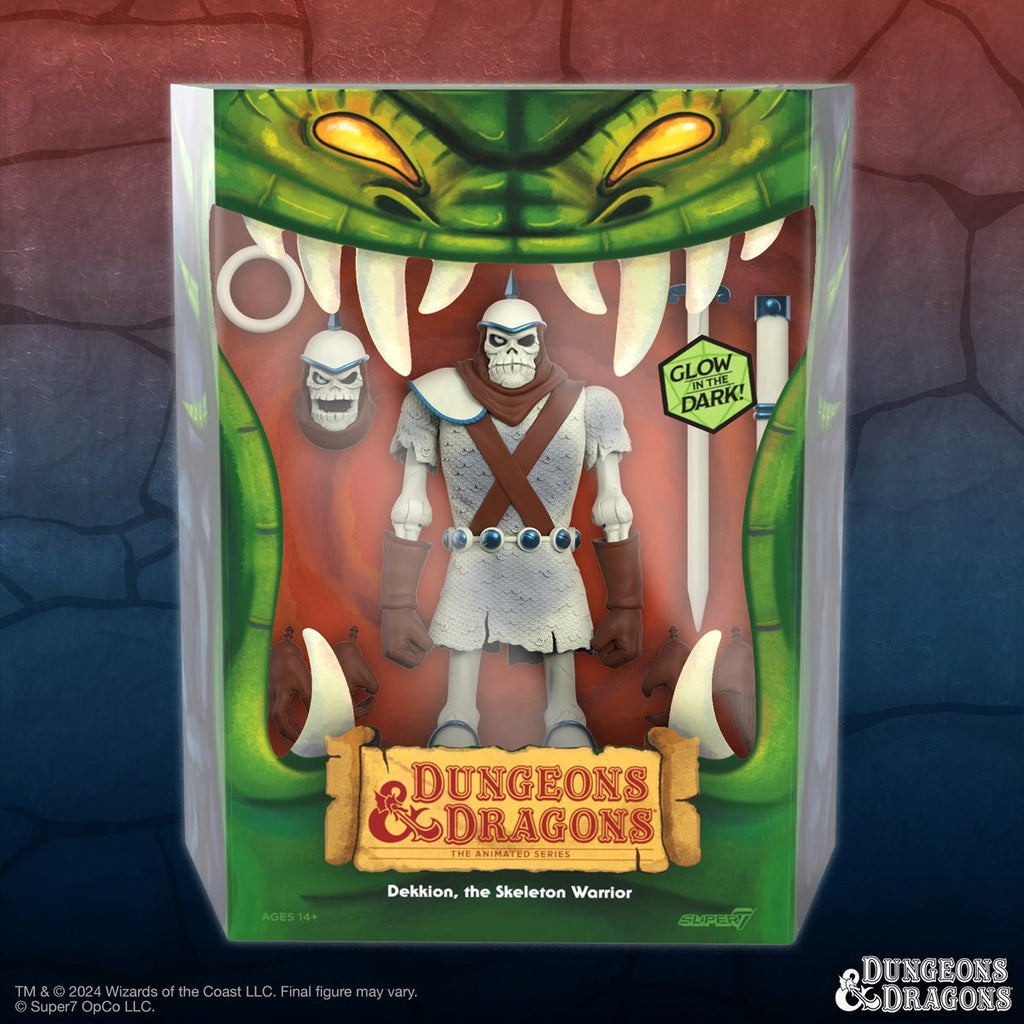 Dungeons and Dragons Ultimates Dekkion Skeleton Warrior (Glow-in-the-Dark) 7-Inch Action Figure