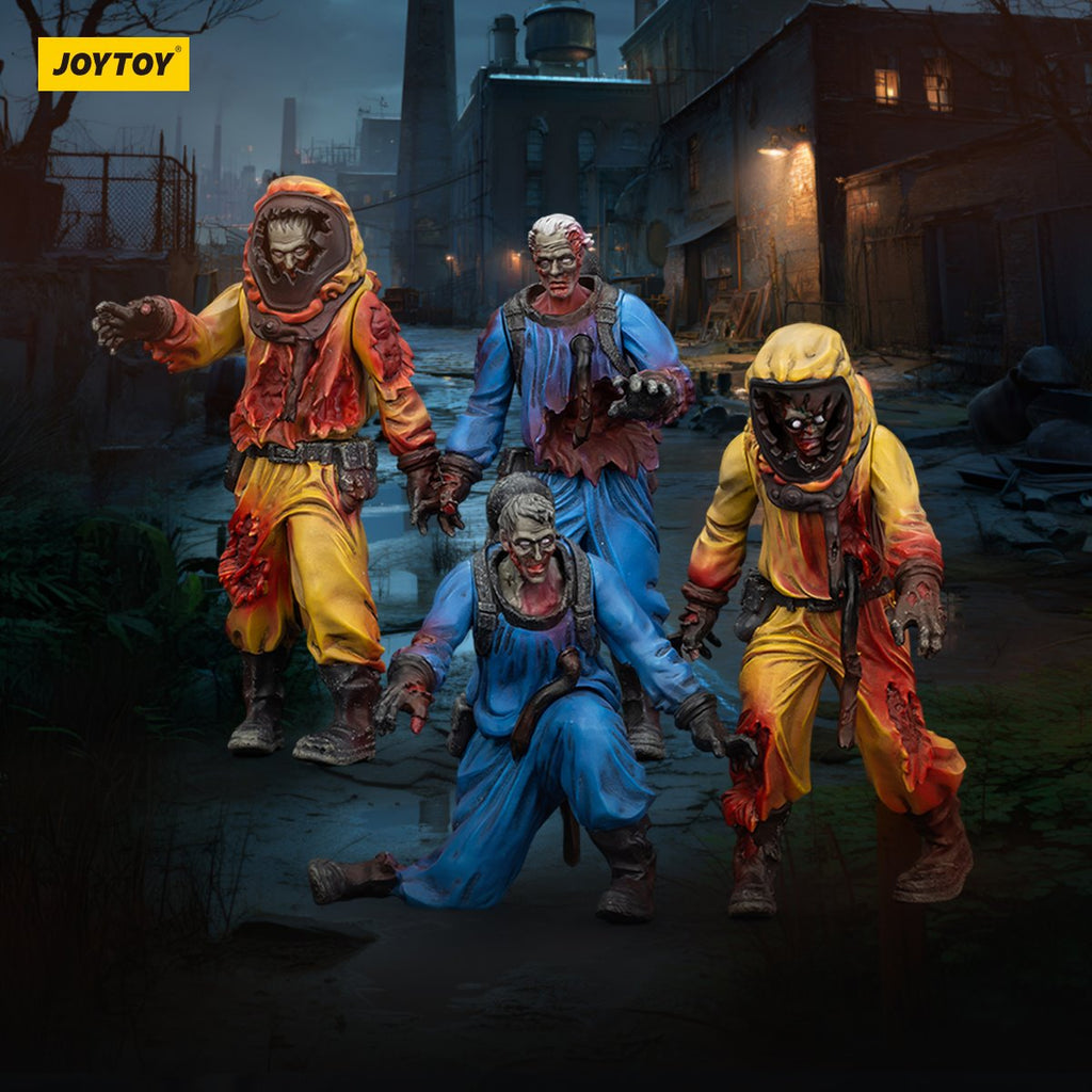 Joy Toy Dark Source Zombie Biochemical Lab 1:25 Scale Action Figure 4-Pack