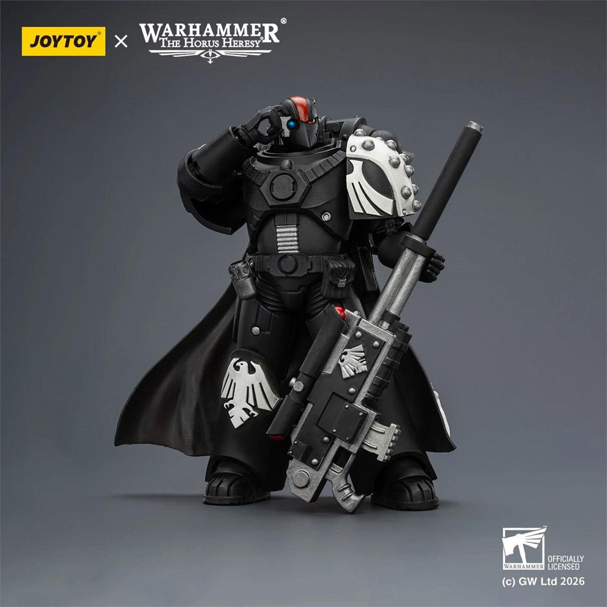 Joy Toy Warhammer The Horus Heresy Raven Guard Mor Deythan Shade with Nemesis Bolt Rifle 1:18 Scale Action Figure
