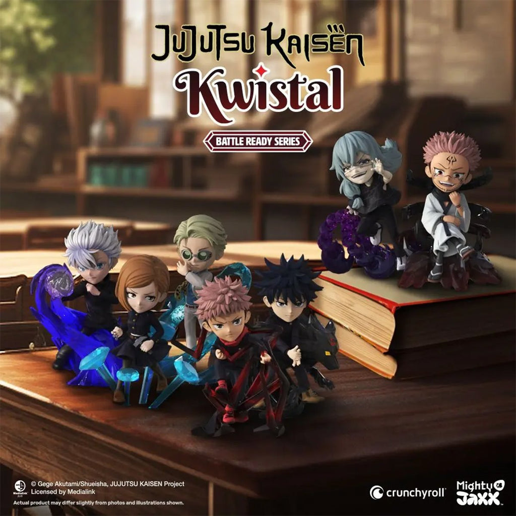 Jujutsu Kaisen x Kwistal Battle Ready Series Mini-Figure Display Tray of 6
