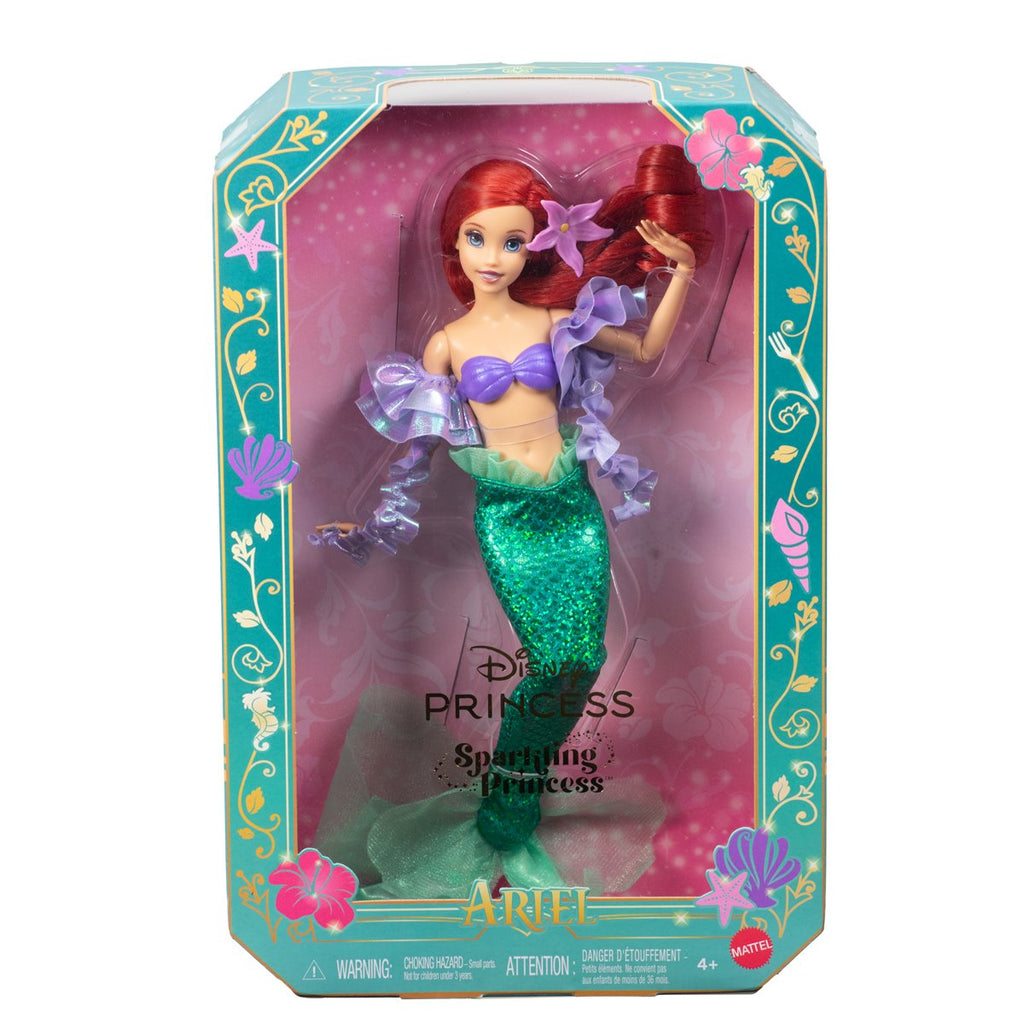 Disney Princess Sparkling Princess Ariel Fashion Doll