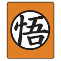 Dragon Ball Z Goku Symbol Throw Blanket