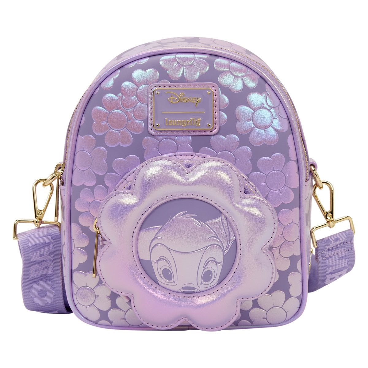 Bambi Floral Micro-Mini Convertible Backpack