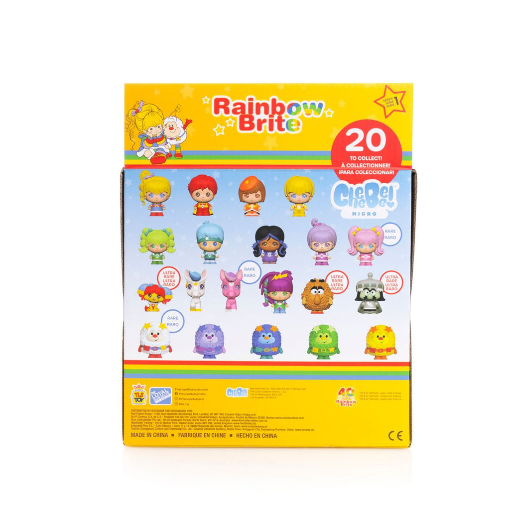 Rainbow Brite 1 1/2-Inch Cheebee Mini-Figures Display Case of 12